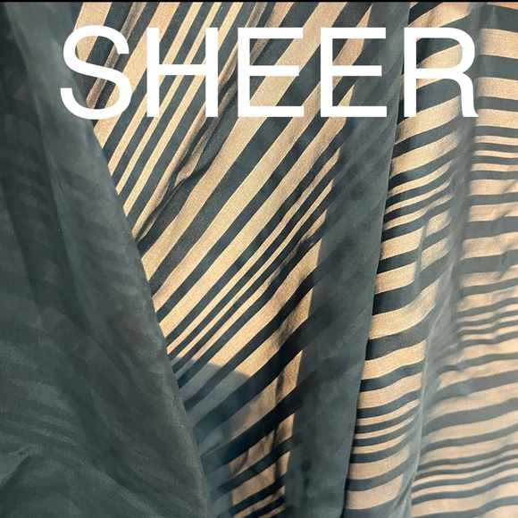 Fossil. 100% Silk. Size Small. Babydoll Blouse. Sheer.🤩🤩 - Picture 12 of 14